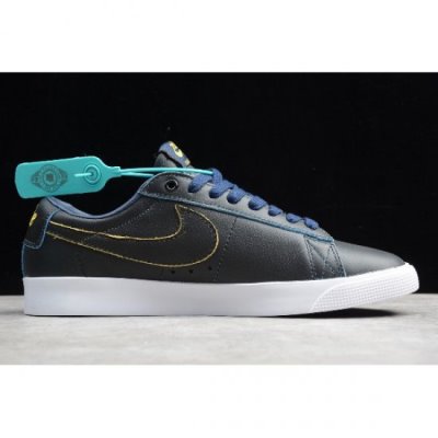 Nike Sb Zoom Blazer Low Gt Nba Warriors Koyu Gri Kaykay Ayakkabı Türkiye - KGZJ1DLS